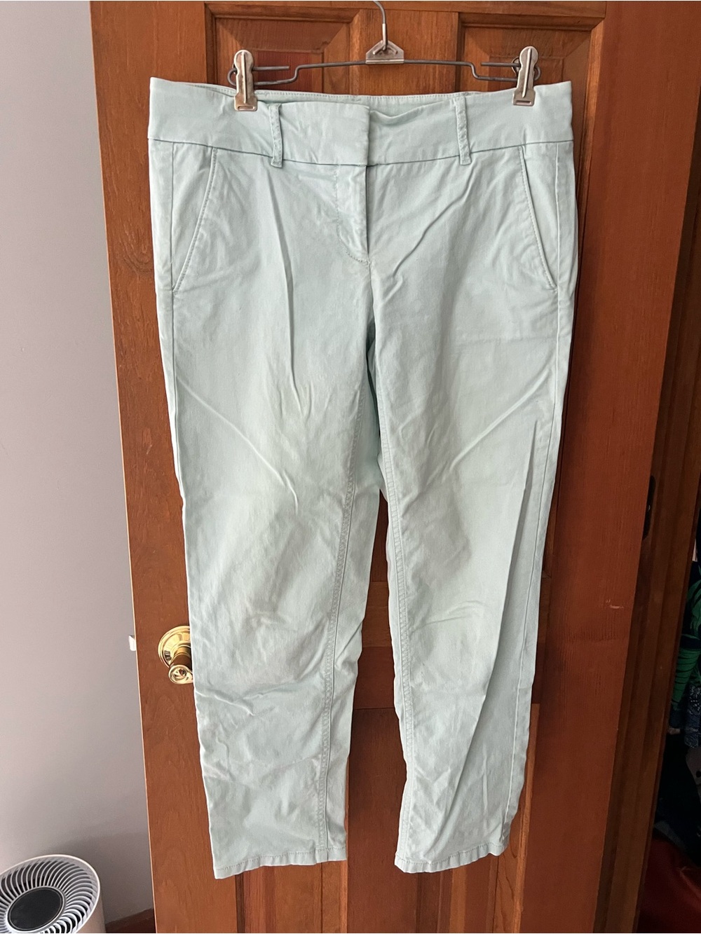 Loft Mint Green Slim Pants/capris